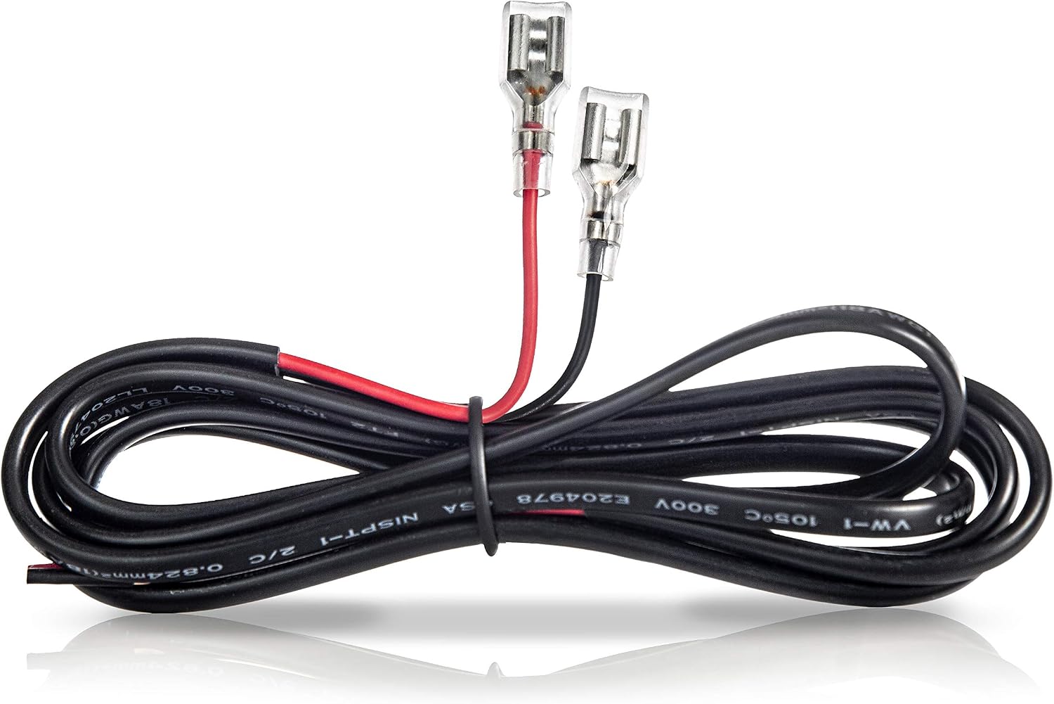 12V Lead Acid Battery Connector Cable, 5 Feet, with 0.250" Quick Connect/Disconnect F2 Type Terminals & Clear Inserts, Sealed Lead Acid Battery Connection Cable view 3