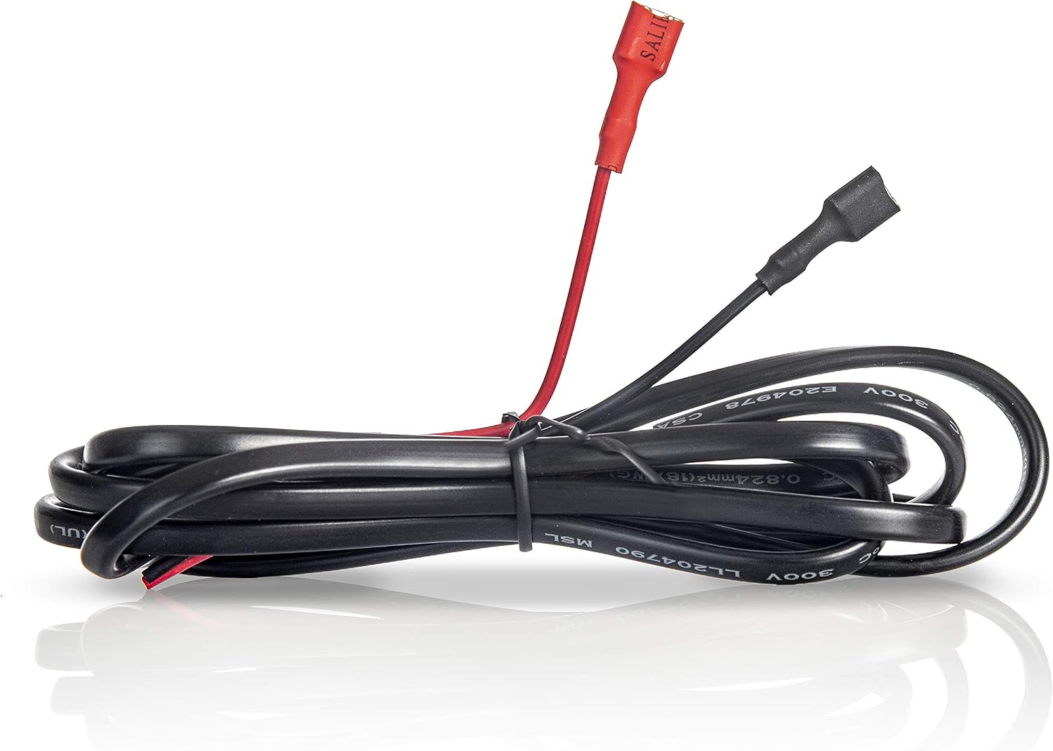 6V/12V Battery Connector Cable, 5 Feet Long, with Red & Black Quick Connect/Disconnect F1 Type Terminals, Lead Acid Battery Connectors view 3