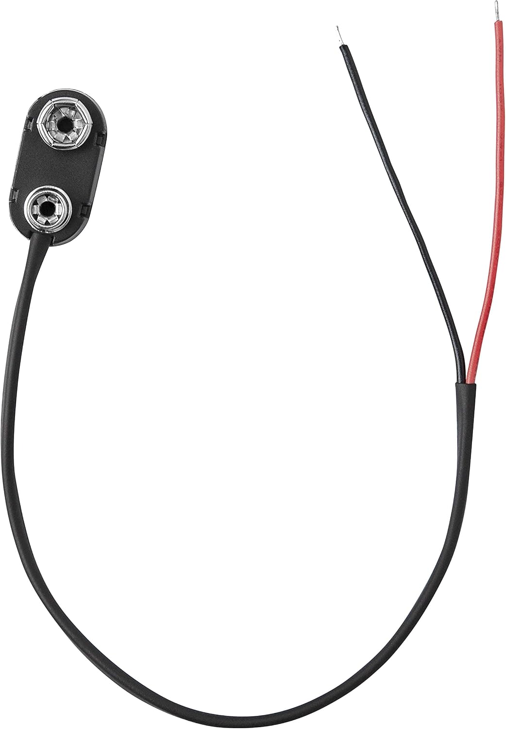 9V Battery Snap On Hard-Shell Clip Connector with Insulated Wires - 3 Pieces view 7