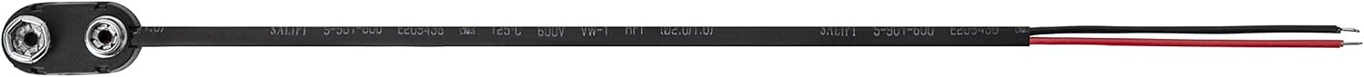 9V Battery Snap On Hard-Shell Clip Connector with Insulated Wires - 3 Pieces view 8