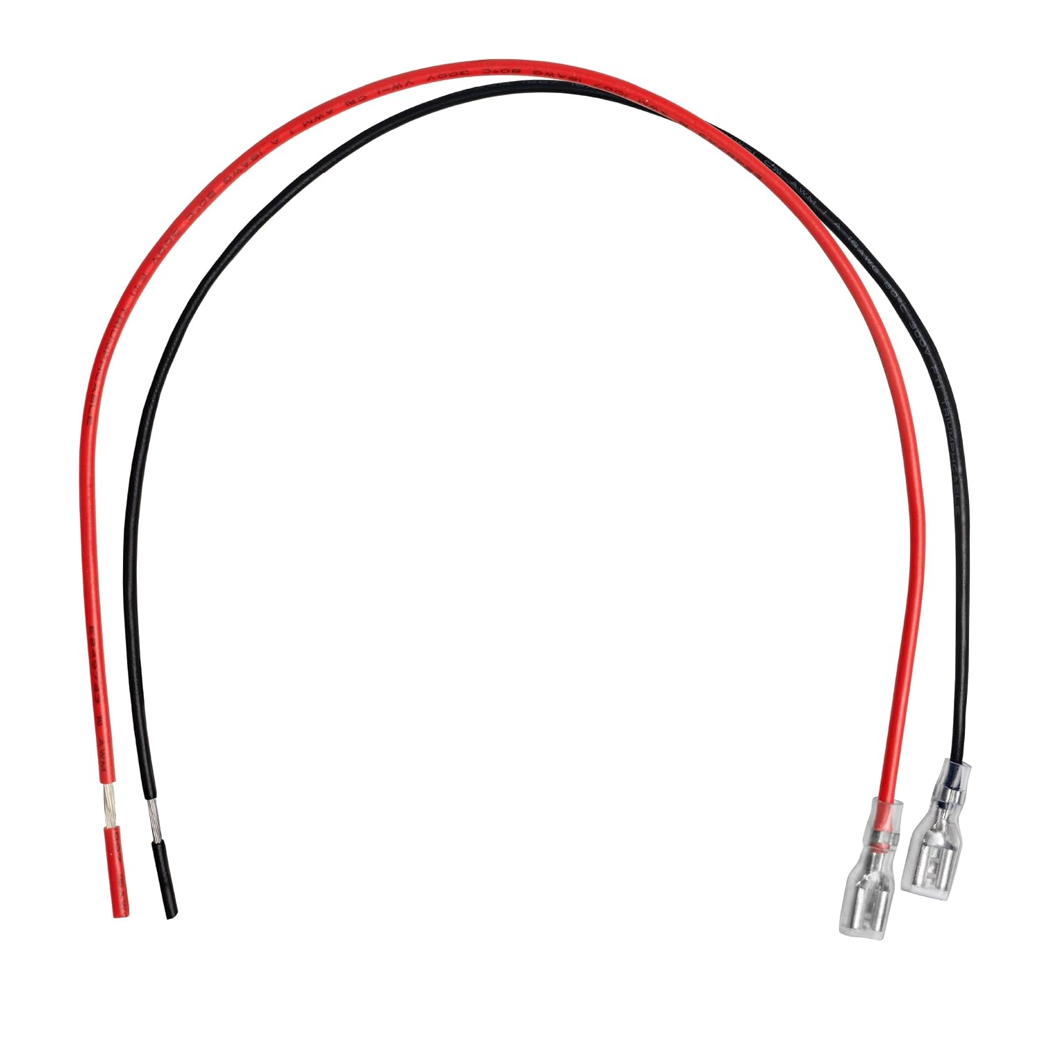 SLA Battery Terminal Leads, Female Spade Quick Connect/Disconnect 6.3mm F2 Type Terminals with Insulated Sleeves and Heavy Duty 16 Guage Wires - 6 Pieces view 7