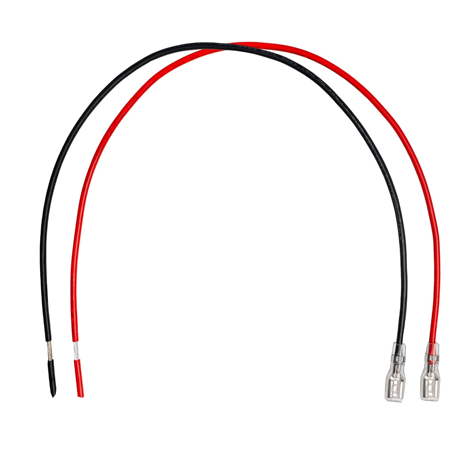 SLA Battery Terminal Leads, Female Spade Quick Connect/Disconnect 4.8mm F1 Type Terminals with Insulated Sleeves and Heavy Duty 16 Guage Wires - 6 Pieces view 7