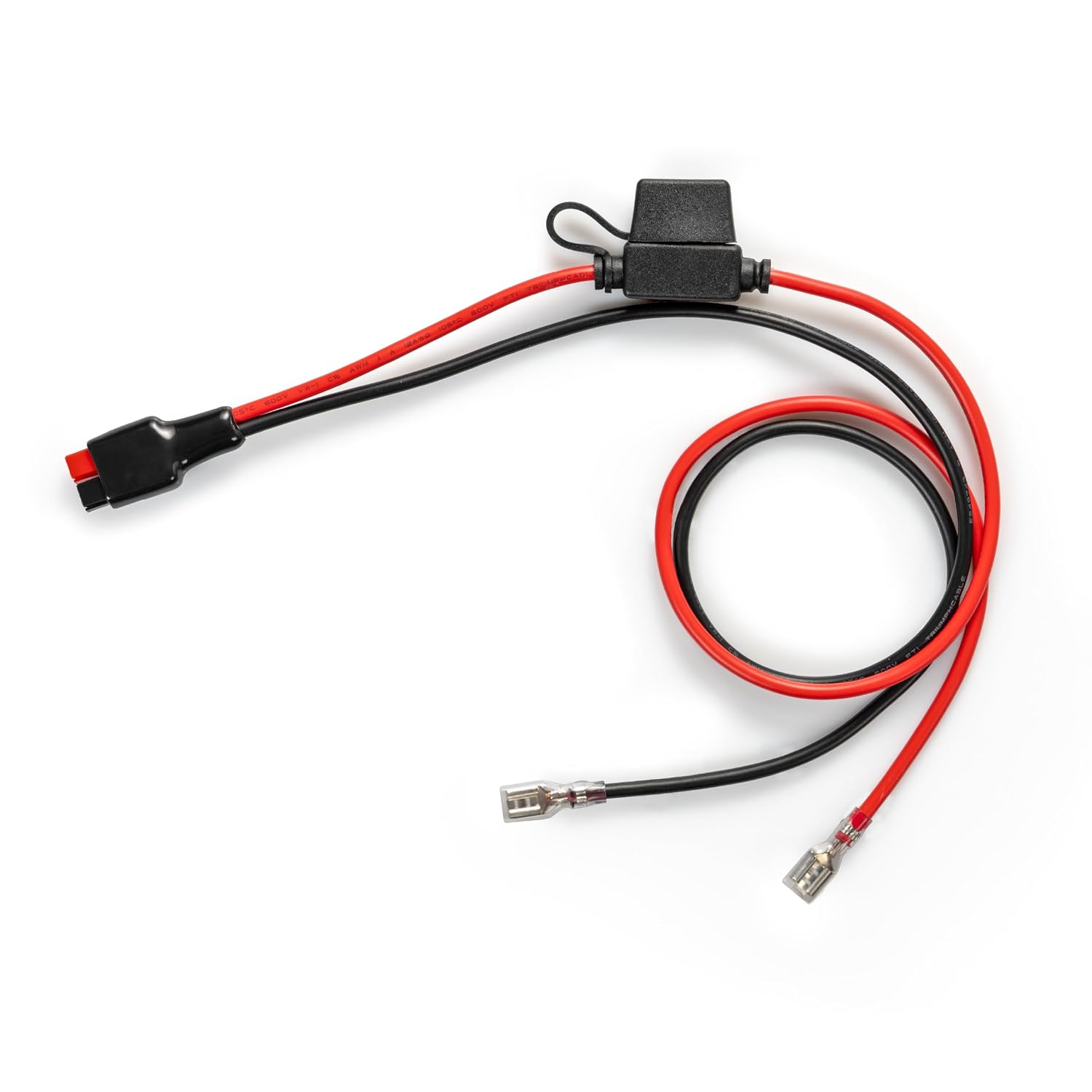 Anderson Power Pole PP45 Connector to F2 Spade Terminals Cable – 12 AWG, 2 Feet, 40 Amp Fuse, Heavy Duty Automotive, Solar, & Battery Power Wire for Electrical Connections view 5