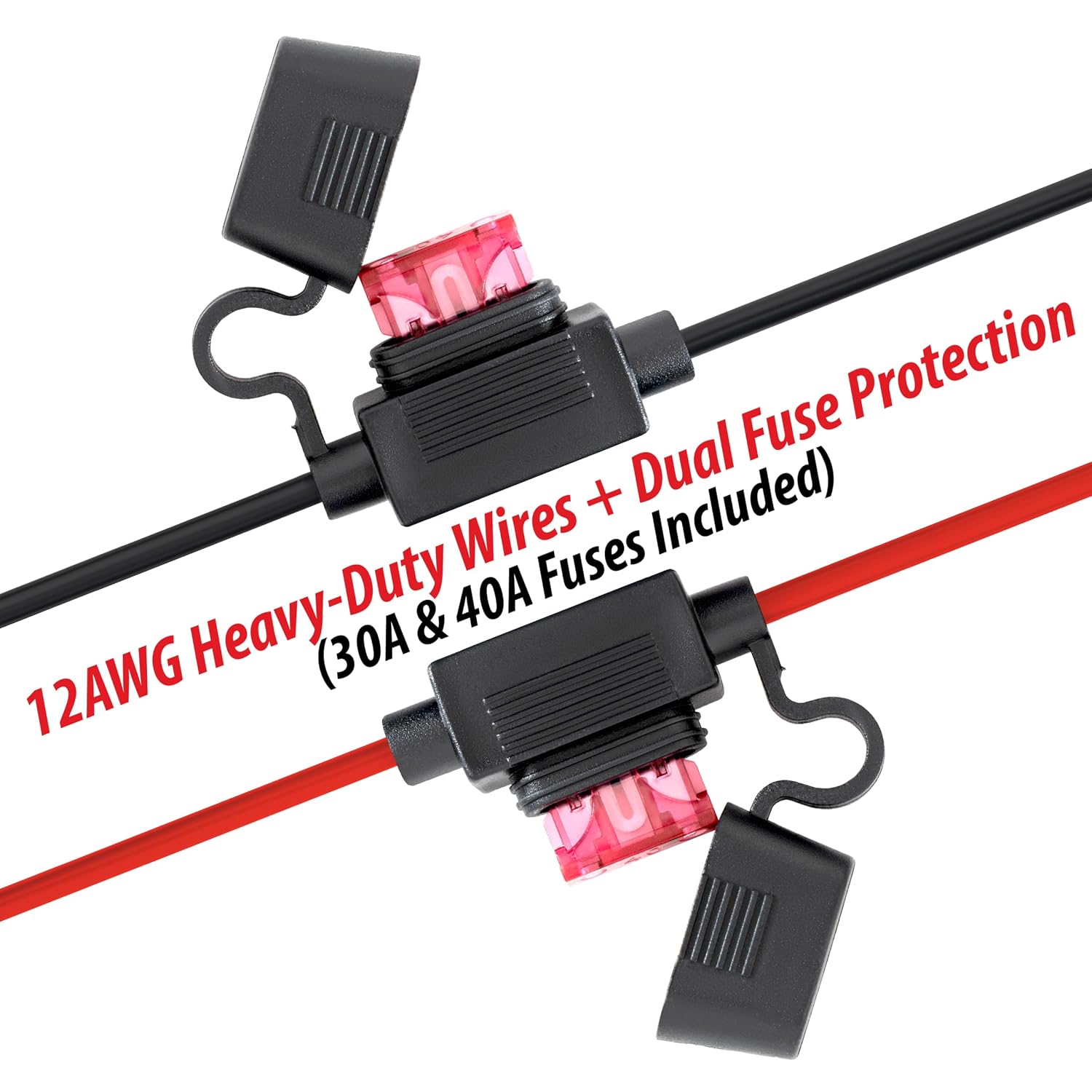 12V Battery Wire Harness Connector with Dual Fuse Protection – Extra Safe Replacement Adapter for Fisher-Price Power Wheels Ride-On Toy Cars view 4