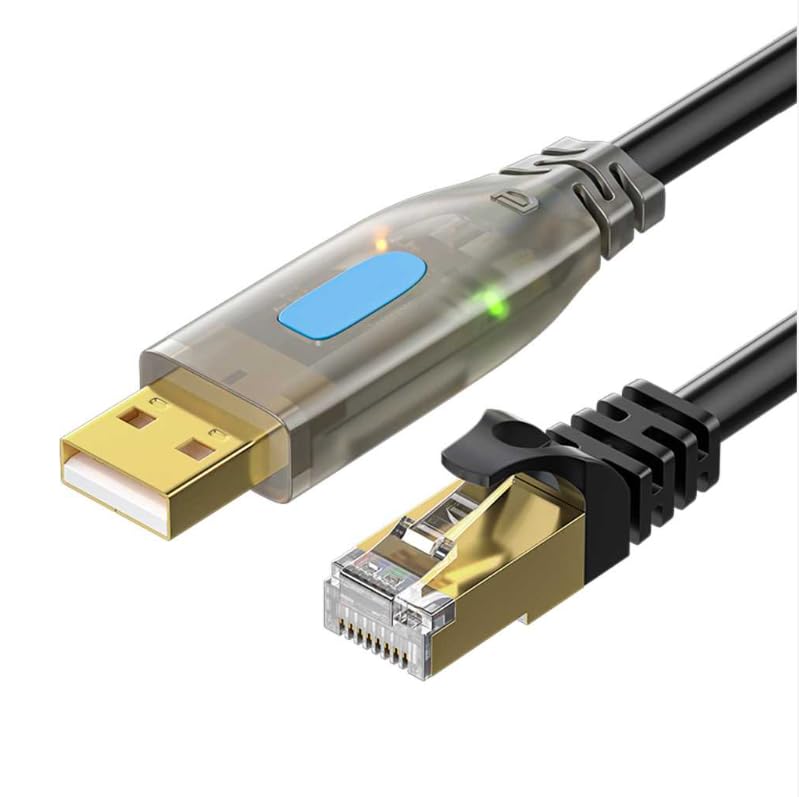 TDK-Lambda Genesys/Genesys+/Z+ USB-RS232 Programming Cable - USB 2.0 to RS232 Serial Communications Adapter, Shielded & ESD Protected, 6ft (1.8m)