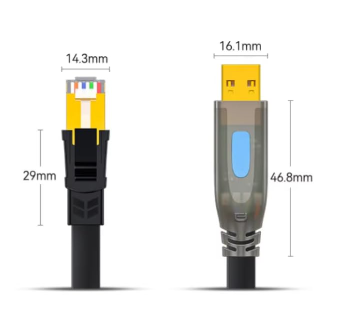 TDK-Lambda Genesys/Genesys+/Z+ USB-RS232 Programming Cable - USB 2.0 to RS232 Serial Communications Adapter, Shielded & ESD Protected, 6ft (1.8m) view 5