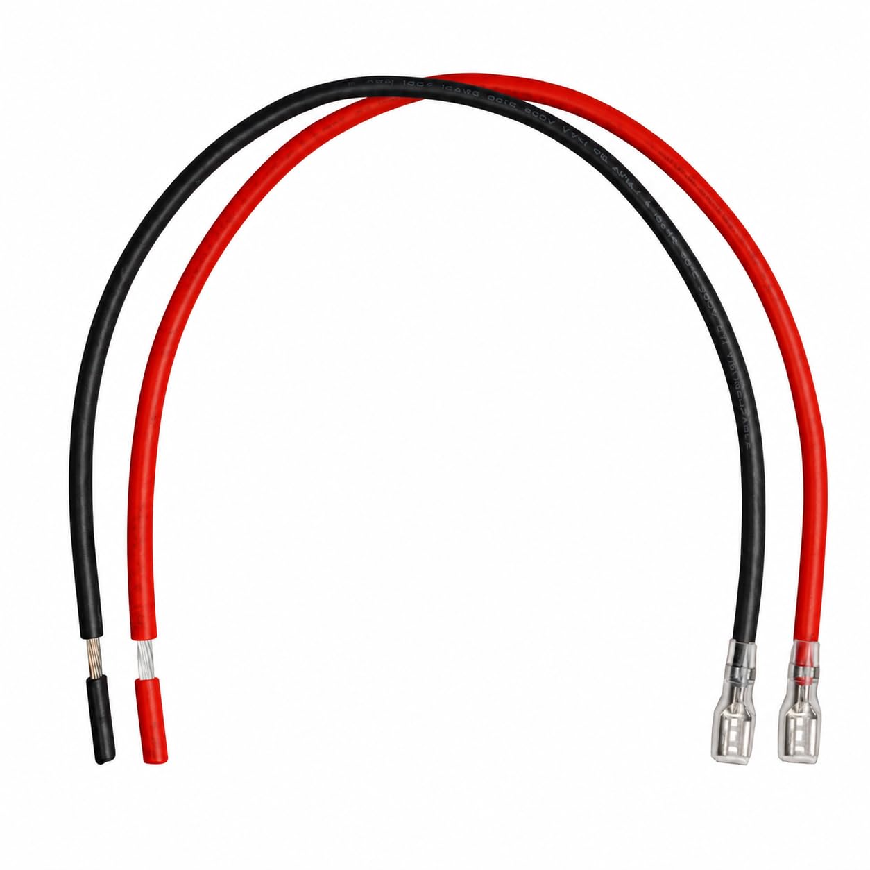 SLA Battery Terminal Leads, Female Spade Quick Connect/Disconnect 6.3mm F2 Type Terminals with Insulated Sleeves and Heavy Duty 14 AWG Wires - 6 Pieces view 7
